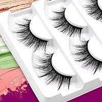 Eliace False Eyelashes Wispy Faux Mink Eyelashes , 3D Volume & Wispiness Lash Extension 14Mm Very Light & Comfortable Fake Eyelashes Reusable Eyelashes For Women 15 Pairs Alice Style