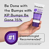 Amlactin Kp Bumps Be Gone Hydrating Cream, Moisturizing Cream For Rough And Bumpy Dry Skin, 3 Oz Tube