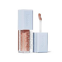 Kosas Wet Lip Oil Gloss - Hydrating Lip Plumping Treatment With Hyaluronic Acid Peptides, Non-Sticky Finish (Unzipped)