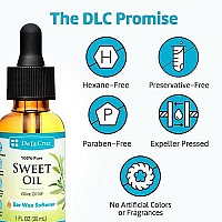 De La Cruz 100% Pure Sweet Oil For Ears - All Natural Ear Wax Removal With Dropper - 1 Fl Oz