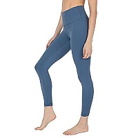 90 Degree By Reflex Ankle Length High Waist Power Flex Leggings - 78 Tummy Control Yoga Pants - Bering Sea - 2X