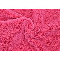 Bloomsesame Makeup Remover Cloths For Face, Eye, Lips - Reusable Makeup Remover Pads Soft Microfiber Facial Cleansing Cloths 5 X 5 Inch 12 Pack (Dark Pink)