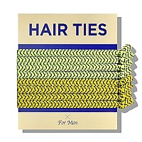 Havhaf Knotted Mens Hair Ties For Men 8Pcs (Thin, Sporty) - No Damage Crease Breakage Man Bun Hair Tie Men With Long Hair For Curly Thick Elastic Hair Ties For Guys Perfect Hairtie For Men