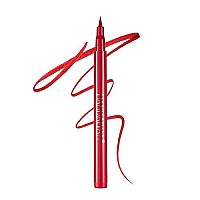 Red Matte Colored Liquid Eyeliners Colorful Eye Liner Liquid Color Eyeliner Professional Eye Makeup Bright Colors Waterproof Smooth No Fading For Women Make Up Eye For Valentines Day Gifts(01-Red)