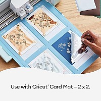 Cricut Foil Transfer Insert Cards R40, Easy Release Foil To Craft Cricut Cards, Create Birthday Cards, Thank You Cards, Compatible With Cricut Joymakerexplore Machines, Royal Flush Sampler (12 Ct)