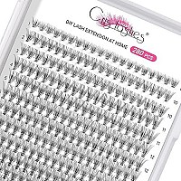 280 Pcs Individual Lashes Cluster Diy Lash Clusters 10D 010 D Curl 8-16Mm Cluster Lashes Diy Individual Eyelashes Lashes Wisps Reusable Soft Mini Cluster Eyelash Extensions At Home (10D 010 D 8-16)