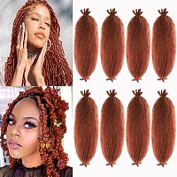 30 Inch Pre-Separated Springy Afro Twist Hair 8 Packs Pre-Fluffy Natural Curls Are Perfect For Marley Crochet Hair Suitable For Black Women (30 Inch, 350)