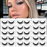 Eliace False Eyelashes - Natural-Looking, Wispy Faux Mink Lashes For Dramatic 3D Volume - Bulk Pack Of 15 Pairs, Including 14Mm Fluffy Short Cateye Strip Lashes In Hye Style