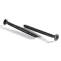 8 X 2 Wood Screw 100Pcs 18-8 (304) Stainless Steel Screws Flat Head Phillips Fast Self Tapping Drywall Screws Black Oxide By Sg Tzh