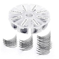 Premade Fans Eyelash Extension 500 Fans Handmade Loose Volume Lashes Mutiple Options 8D9D10D12D Pre-Made Fans 007Mm Thickness Cd Curl 9-16Mm13-20Mm Mixed Length Volume Eyelash Extensions By Wendylashes (500Pcs-12D-007-D, 13-20Mm Mixed Tray)