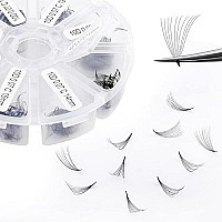 Volume Lash Extensions 10D Premade Fans Eyelash Extensions 500 Pcs 007Mm Thickness 13-20Mm Mixed Cd Curl Short Stem Premade Volume Eyelash Extensions Pointed Base Fans By Wendy Lashes (500Pcs-10D-007-C, 13-20Mm Mixed Tray)