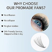 Volume Lash Extensions 10D Premade Fans Eyelash Extensions 500 Pcs 007Mm Thickness 13-20Mm Mixed Cd Curl Short Stem Premade Volume Eyelash Extensions Pointed Base Fans By Wendy Lashes (500Pcs-10D-007-C, 13-20Mm Mixed Tray)