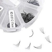 Premade Fans Eyelash Extension 500 Fans Handmade Loose Volume Lashes Mutiple Options 8D9D10D12D Pre-Made Fans 007Mm Thickness Cd Curl 9-16Mm13-20Mm Mixed Length Volume Eyelash Extensions By Wendylashes (500Pcs-8D-007-D, 13-20Mm Mixed Tray)