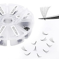 Volume Lash Extensions 10D Premade Fans Eyelash Extensions 500 Pcs 007Mm Thickness 9-16Mm Mixed Cd Curl Short Stem Premade Volume Eyelash Extensions Pointed Base Fans By Wendy Lashes (500Pcs-10D-007-C, 9-16Mm Mixed Tray)