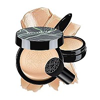 Mushroom Head Air Cushion CC Cream - BB Cream Face Makeup Foundation for Mature Skin Moisturizing Concealer Brighten Long-Lasting, Even Skin Tone for All Skin Types, Natural Color