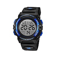 Kids Watch,Boys Watch For 3-8 Year Old Boys,Digital Sport Outdoor Multifunctional Chronograph Led 50 M Waterproof Alarm Calendar Analog Watch For Children With Silicone Band