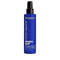 Matrix Total Results Brass Off All-In-One Blue Toning Leave-In Spray & Detangler | Neutralizes Brassy Tones & Prevents Frizz | For All Types of Lightened Brunette Hair