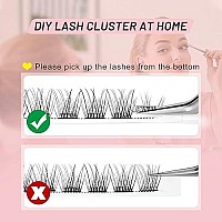 Lash Clusters Diy Eyelash Extensions 78Pcs Crislashes Cluster Lashes D Curl 16Mm Lash Clusters Wispy Eyelash Clusters Natural Lash Clusters Diy Cluster Eyelash Extensions For Home Use(B-D Curl-16Mm)