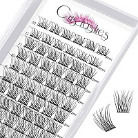 Lash Clusters Diy Eyelash Extensions 78Pcs Crislashes Mixed Eyelash Clusters 8-16Mm C Curl Cluster Lashes Natural Lash Clusters Diy Cluster Eyelash Extensions For Home Use(B-C Curl Mix8-16Mm)