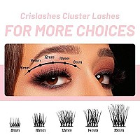 Lash Clusters Diy Eyelash Extensions 78Pcs Crislashes Cluster Lashes D Curl 14Mm Lash Clusters Wispy Eyelash Clusters Natural Lash Clusters Diy Cluster Eyelash Extensions For Home Use(B-D Curl-14Mm)