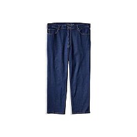 Dxl Big And Tall Essentials Relaxed-Fit Jeans, Dark Rinse, 44W X 30L