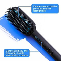 Neuro Paul Mitchell Sleek Smoothing Hot Brush, Multiple Heat Settings for One-Step Detangling + Straightening