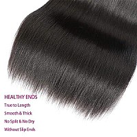 10A Human Hair Bundles 26 28 30 Inch Brazilian Straight Hair Bundles 100 Unprocessed Virgin Weave 3 Bundles Human Hair Raw Remy Hair Bundles Deals Natural Black