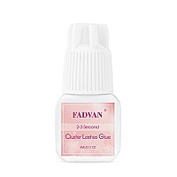 Fadvan Individual Cluster Lashes Glue Diy Lash Extension Glue Sensitive Eyelash Extension Glue Self Application Adhesive Black Eyelash Adhesive No Fume No Irritation