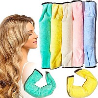 Aimin Hair Soft Overnight Hair Rollers Heatless Sleep In Hair Curlers For Thick Hair Large Cloth Pillow Hair Roller For Long Hair Curlers Sponge Foam Diy Hair Rollers Gift Product (30 Pcs, Candy Color) A