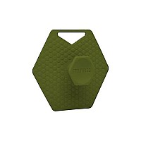 Tooletries - Body Scrubber - Exfoliates Deep Cleans - Silicone Shower Bathroom Accessory With Bespoke Bristles And Ergonomic Handles - Army Green