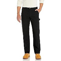 Carhartt Mens Rugged Flex Relaxed Fit Duck Utility Work Pant, Black, 36 X 34