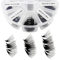 Premade Fans Short Stem 500 Pcs 20D Eyelash Extensions 007Mm Cd Curl 9-16Mm Mixed Wendy Lashes Russian Volume Pre-Made Lash Extension (500Pcs-20D-007-D, 9-16Mm Mixed)