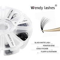 Premade Fans Short Stem 500 Pcs 20D Eyelash Extensions 007Mm Cd Curl 9-16Mm Mixed Wendy Lashes Russian Volume Pre-Made Lash Extension (500Pcs-20D-007-D, 9-16Mm Mixed)