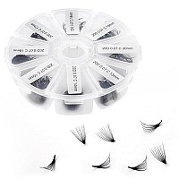 Premade Fans Short Stem 500 Pcs 20D Eyelash Extensions 007Mm Cd Curl 9-16Mm Mixed Wendy Lashes Russian Volume Pre-Made Lash Extension (500Pcs-20D-007-D, 9-16Mm Mixed)