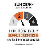 Sun Zero Barrow Energy Efficient Rod Pocket Curtain Panel Pair