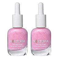 Nailtopia Sea Kelp Ridge Filling And Rejuvenating Nail Treatment - Resurfaces And Conditions Damaged Nails - Vegan And Cruelty Free - Hydrates And Repairs - Contains Sea Based Ingredients - 0.41 Oz