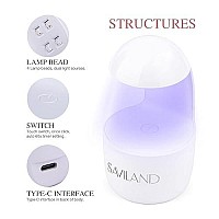 Saviland Mini Nail Lamp - Gel X Lamp, Mini U V Light For Nails Portable Nail Lamp Easy To Carry Quick Nail Dryer Curing Nail Art Gel Nail Polish For Salon Home Diy Manicure