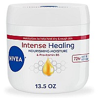 Nivea Intense Healing Cream, Moisturizing Body Cream For Dry Skin, 135 Oz Jar