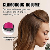 Terviiix Crimper Hair Iron With 2 Interchangeable Plates, Ceramic Hair Crimper For Thin Fine Hair, Volumizing Hair Iron For Lift, Body Fluffy Texture, Back To Retro 1980S, Cosplay Hair Multi-Stylers