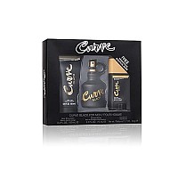 Mens Cologne Fragrance Set By Curve, Body Wash, Cologne Spray Deodorant, Casual Day Or Night Scent, Curve Black, 3 Piece Set