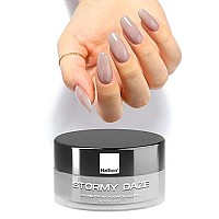 Nailboo Premium (Cool Grey) Stormy Daze Nail Dip Powder Diy Nails Dip Powder Long-Lasting Dip Nails Nail Dip Strengthener No Uv Lamp Needed, For Use With Nailboo Essential Liquids