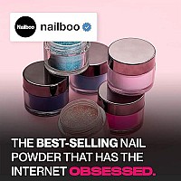 Nailboo Premium (Cool Grey) Stormy Daze Nail Dip Powder Diy Nails Dip Powder Long-Lasting Dip Nails Nail Dip Strengthener No Uv Lamp Needed, For Use With Nailboo Essential Liquids