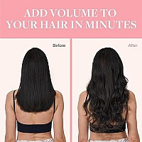 Goo Goo 12 Inch Clip In Hair Extensions Human Hair Natural Black 7Pcs 85G Remy Hair Extensions Clip In Human Hair Straight Real Human Hair Extensions For Women