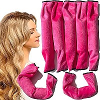 Aimin Hair Rollers Night Sleep Foam Hair Curler Rollers Flexible Soft Pillow Hair Rollers Diy Sponge Hair Styling Rollers Tools (30 Pcs, Rose) A