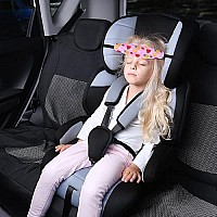 2 Pieces Baby Carseat Head Support Band Strap Headrest Stroller Seat Sleeping Headrest Neck Relief Head Strap Headband For Kids Children Toddler Infant (Fruit)