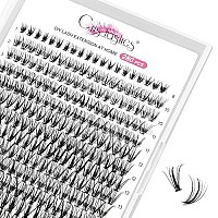 280 Pcs Individual Lashes Cluster Diy Lash Clusters 30D 007 D Curl 8-16Mm Cluster Lashes Diy Individual Eyelashes Lashes Wisps Reusable Soft Mini Cluster Eyelash Extensions At Home (30D 007 D 8-16)