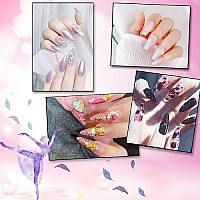 1000 Pcs French Coffin Ballerina Nail Tips Acrylic Nails Artificial Half False Flake Nail Tips 10 Sizes With 2 Boxes Clear Plastic Cases For Nail Salon Nail Shop Diy Nail Art Ballerina Nails (Clear)