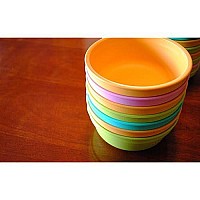 Re Play 3 Pack Made In Us 12 Oz Stackable Bowls - Made From Eco Friendly Heavyweight Recycled Milk Jugs - 3 Bowls 1 Lid - Halloween