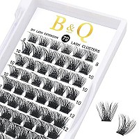 Lash Clusters C Curl 12Mm Diy Eyelash Extensions 72 Clusters Lashes C D Curl Bq Lash Mega Volume Individual Lashes Eyelash Clusters Extensions Individual Lashes Cluster Diy At Home (Nm-C-12-18)