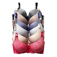 Violas Secret Women Bras 6 Pack Of Bra A Cup B Cup C Cup D Cup Dd Cup Ddd Cup (40Dd)